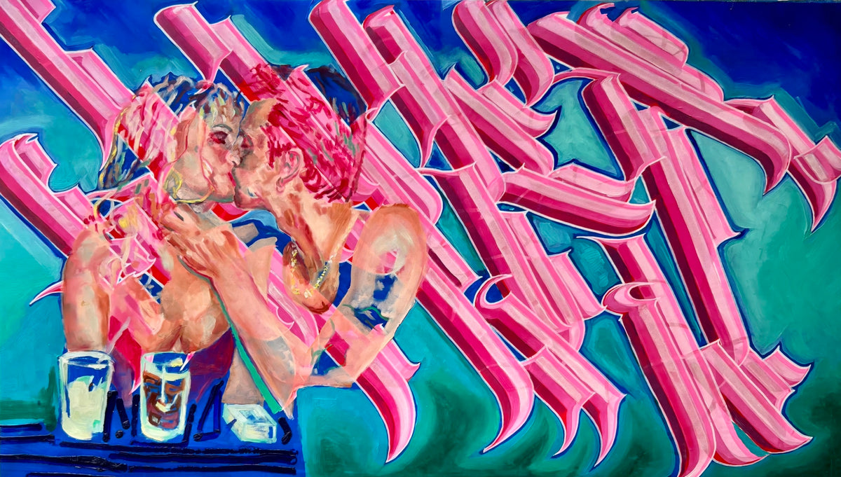 The Kiss — Originalkunst von Wladislaw Müller